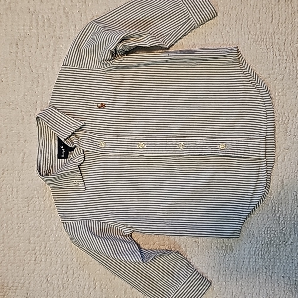 Ralph Lauren 2/2T boys long sleeve button up dress shirt.